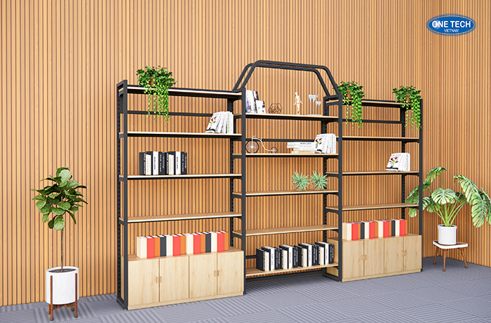 Mẫu kệ bày sản phẩm đẹp - thiết kế mới nhất 2025