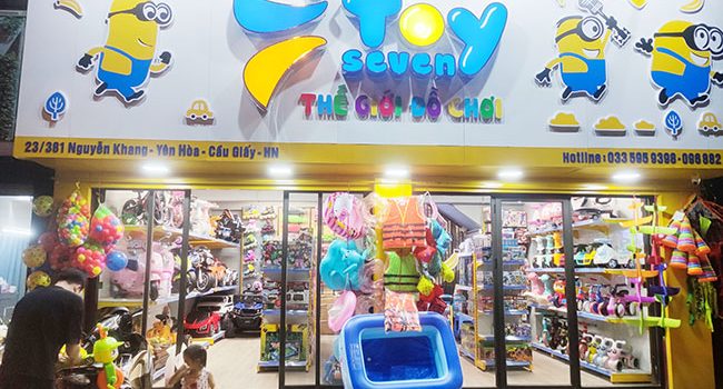 Dự án lắp đặt giá kệ thế giới đồ chơi Toy Seven