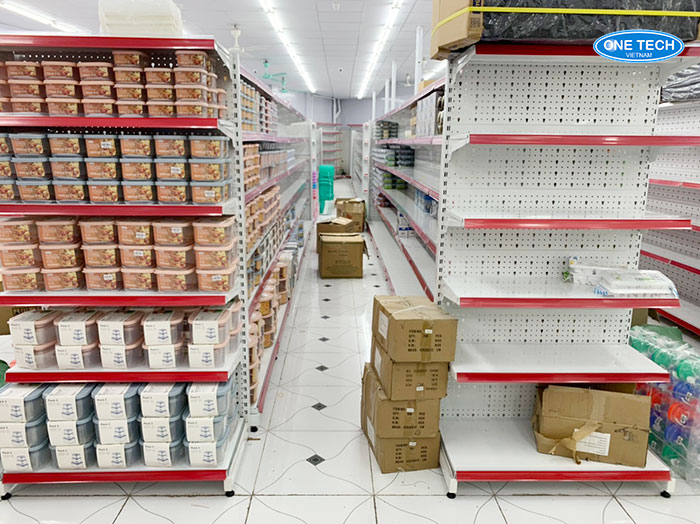 Vietmark lựa chọn kệ siêu thị 6 tầng để bày hàng hóa