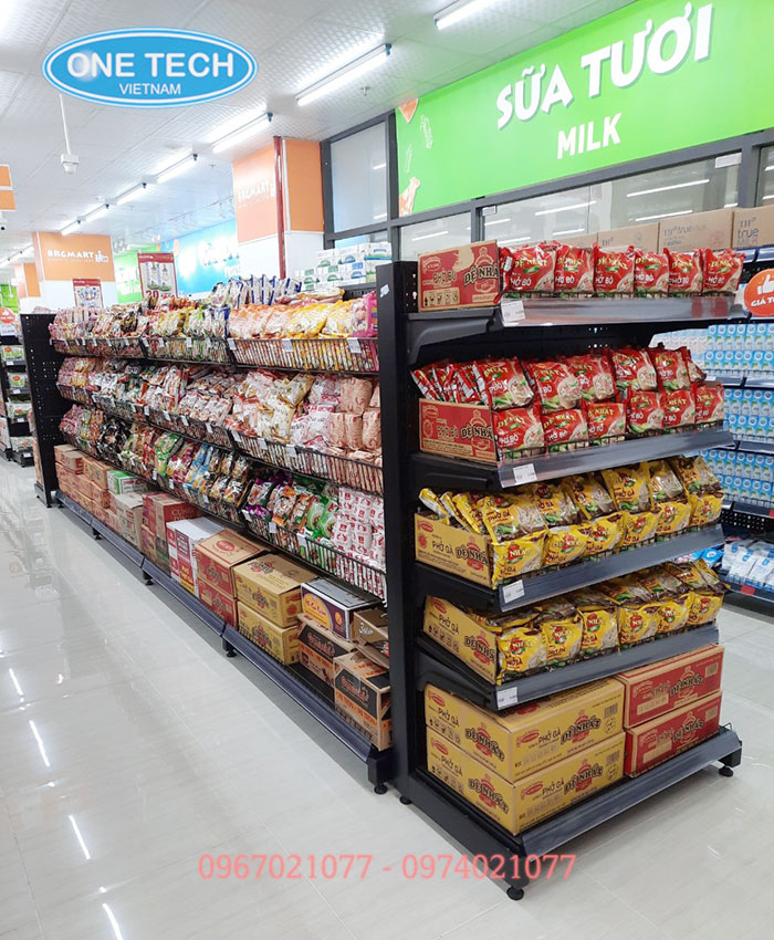 Nhu cầu sử dụng kệ siêu thị tại Điện Biên là rất lớn