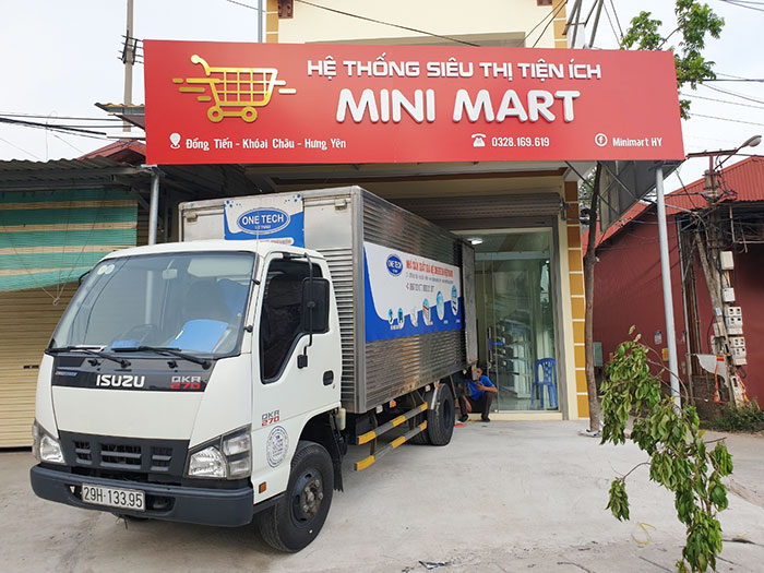 Dự án kệ siêu thị Mini Mart tại Khoái Châu, Hưng Yên