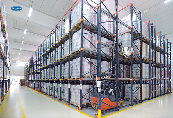 Kệ drive in do One Tech sản xuất và lắp đặt