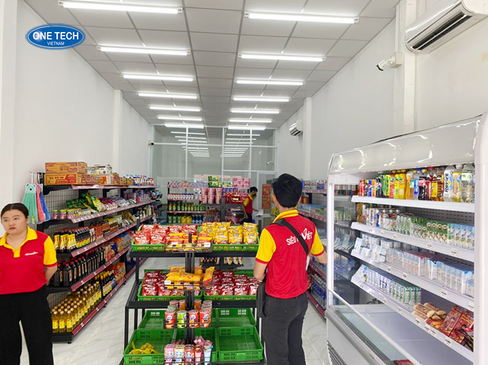 Mẫu giá kệ bày hàng tại siêu thị Việt