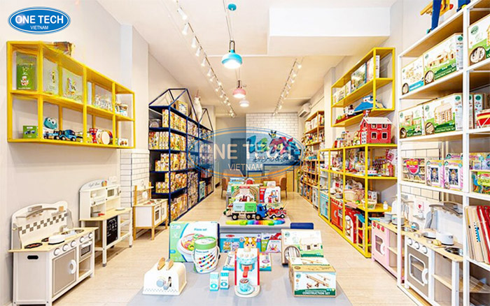 Lợi ích cửa việc thiết kế và lựa chọn các mẫu giá kệ bày hàng đồ chơi trẻ em