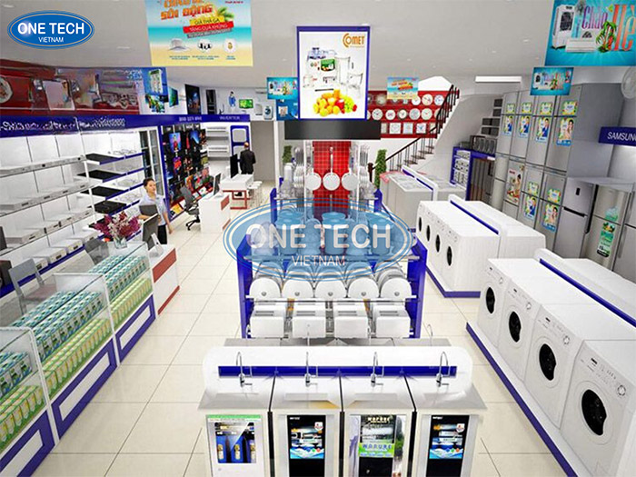 Thiết kế siêu thị điện máy lựa chọn One Tech