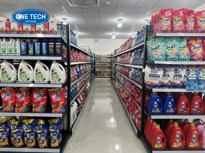 Kệ siêu thị thanh lý TP HCM bền đẹp, giá rẻ