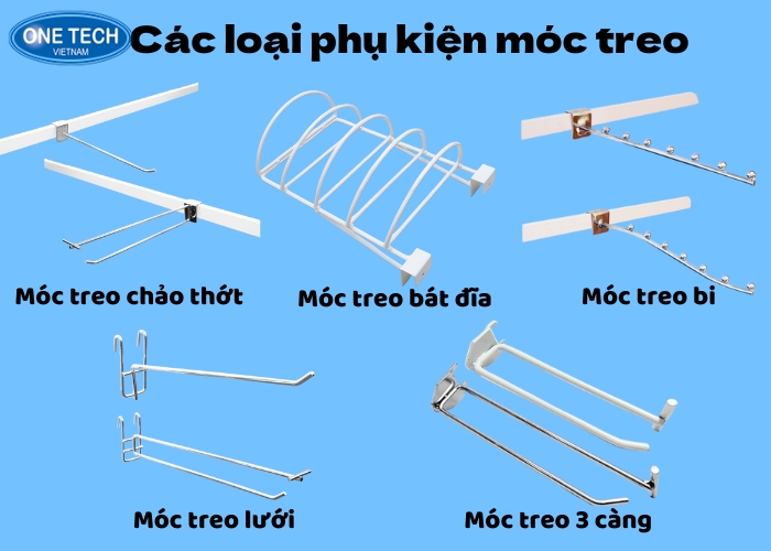 5 loại phụ kiện móc treo