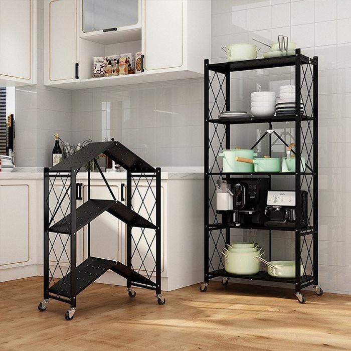Hạn chế kéo đẩy mạnh kệ sắt gấp gọn