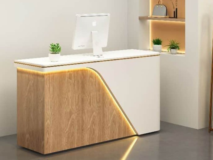 Đèn LED tích hợp trên bàn thanh toán