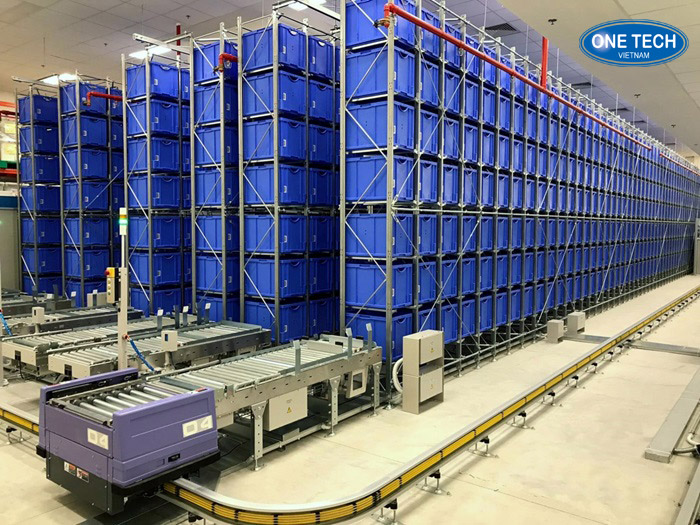 Nguyên lý hoạt động của kệ tự động ASRS