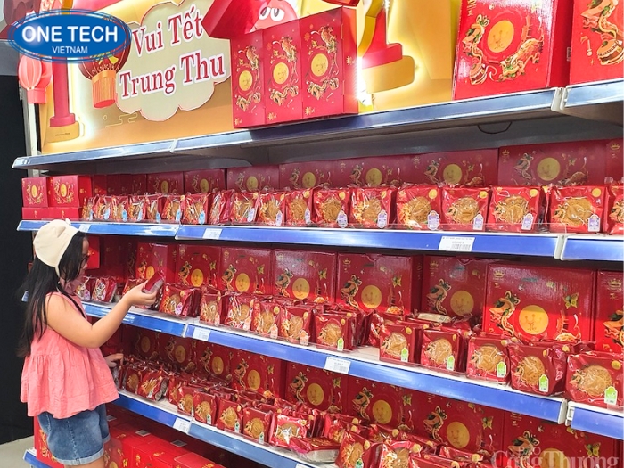 Kệ trưng bày bánh trung thu