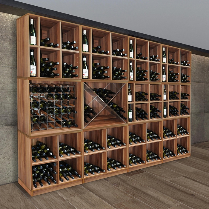 Kệ trưng bày tại quầy bar bằng gỗ MDF