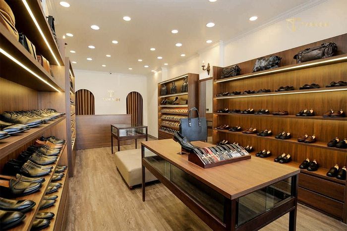 One Tech Việt Nam setup mẫu thiết kế cửa hàng, shop giày dép chuyên nghiệp