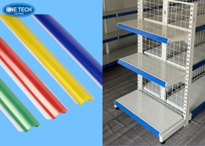 Nẹp giá kệ siêu thị được thiết kế theo dạng chữ U hoặc L