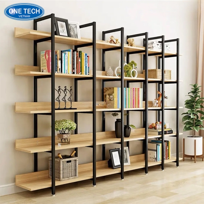 Xu hướng sửu dụng kệ gỗ khung sắt