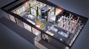 Mẫu thiết kế showroom gạch ốp lát hiện đại