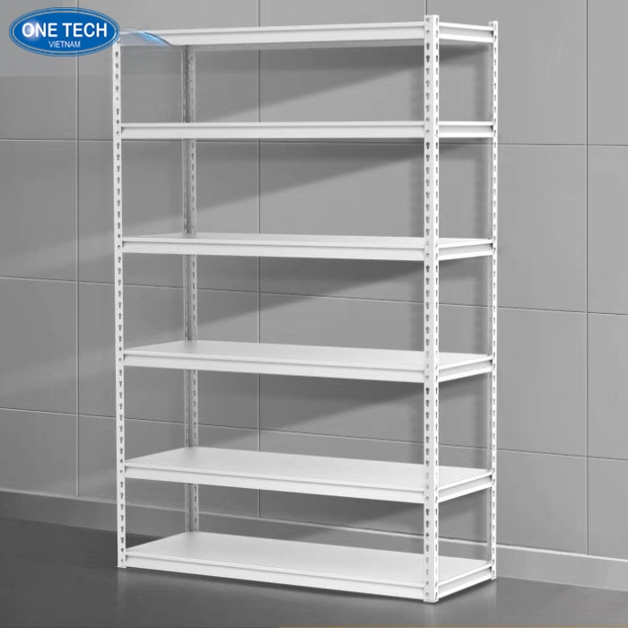 Kệ chất lượng sử dụng sắt dày và lớp sơn bóng đẹp