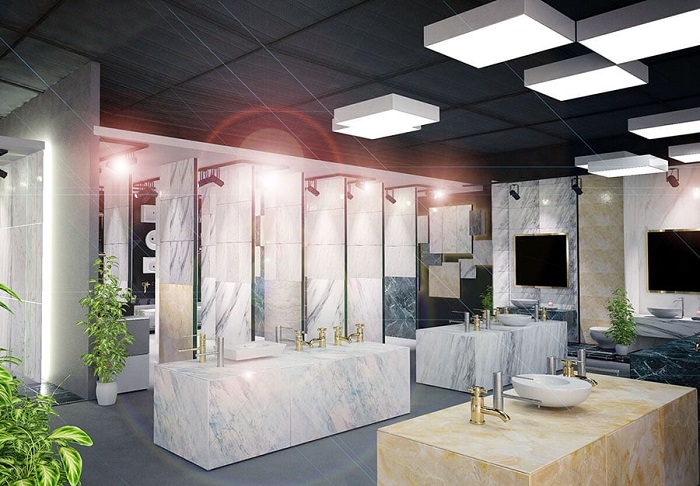 Các chi tiết như cây xanh, tranh ảnh giúp không gian sinh động