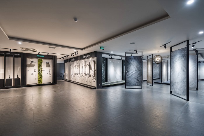Thiết kế showroom gạch ốp lát sang trọng