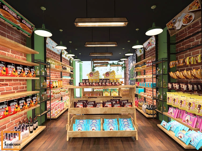 Mẫu thiết kế cửa hàng kinh doanh gạo 8