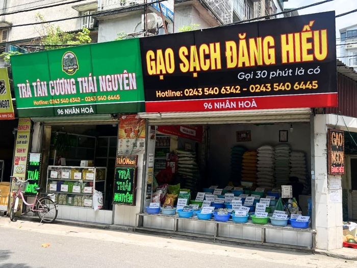 Quy trình thiết kế cửa hàng bán gạo cơ bản