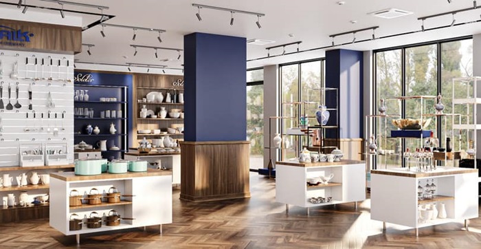 Cửa hàng đồ gia dụng sang trọng, đẳng cấp