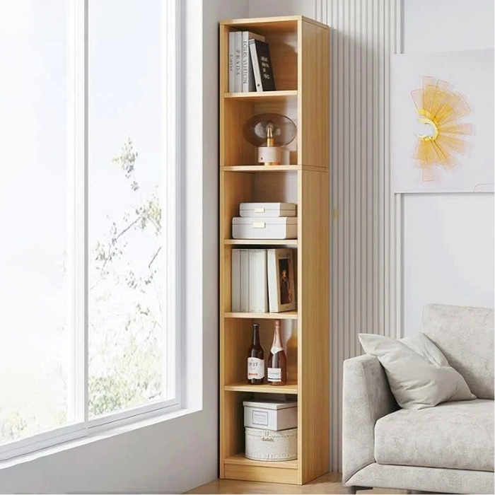 Kệ để góc tường bằng gỗ ứng dụng để sách