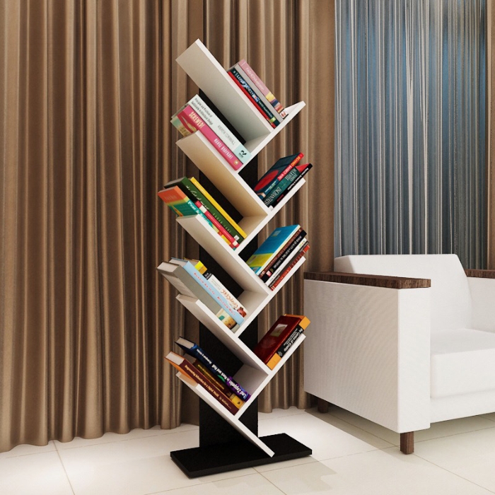 Kệ hình ziczac độc đáo