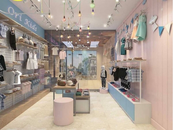 Mẫu thiết kế shop quần áo trẻ em 11