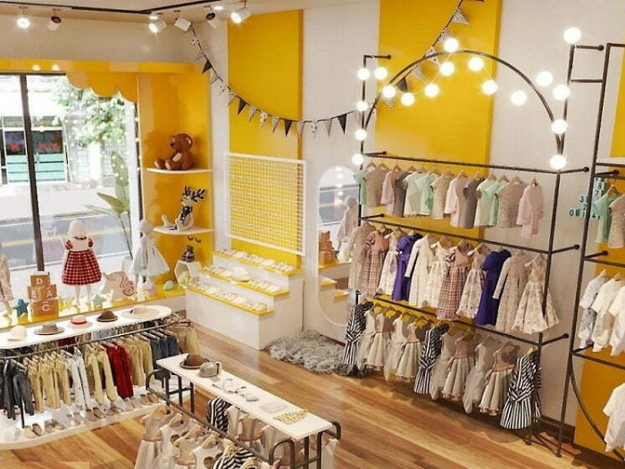 Mẫu thiết kế shop quần áo trẻ em 4