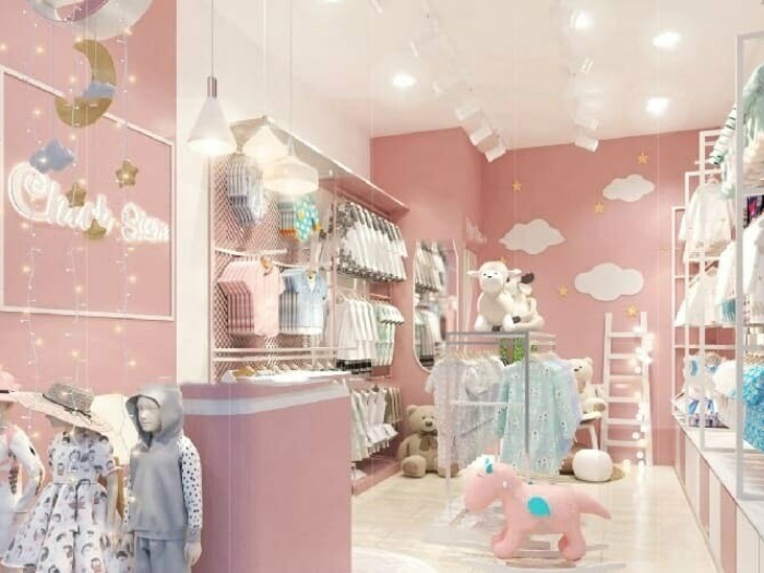 Mẫu thiết kế shop quần áo trẻ em 3