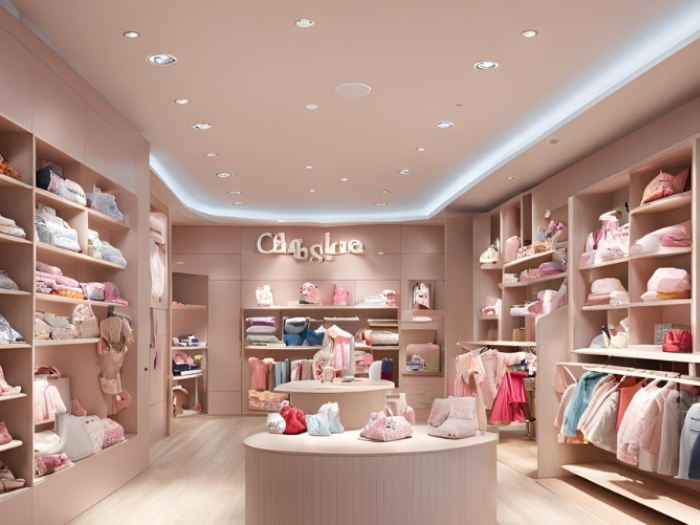 Mẫu thiết kế shop quần áo trẻ em 8