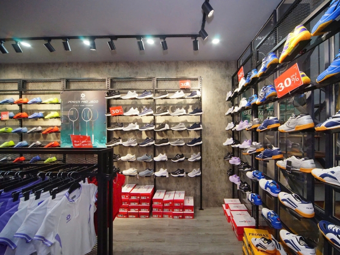 Lưu ý khi thiết kế shop đồ thể thao