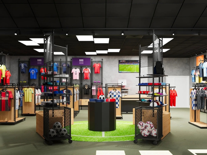 Một số mẫu thiết kế shop thể thao khác