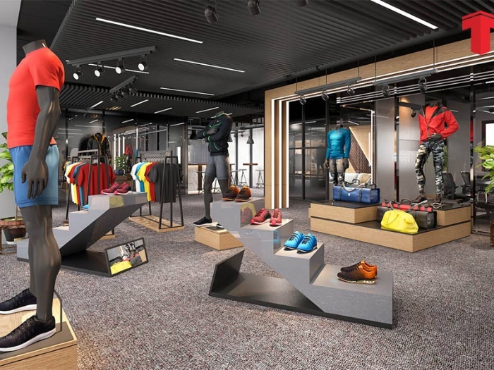 Mẫu thiết kế shop đồ thể thao khác 9