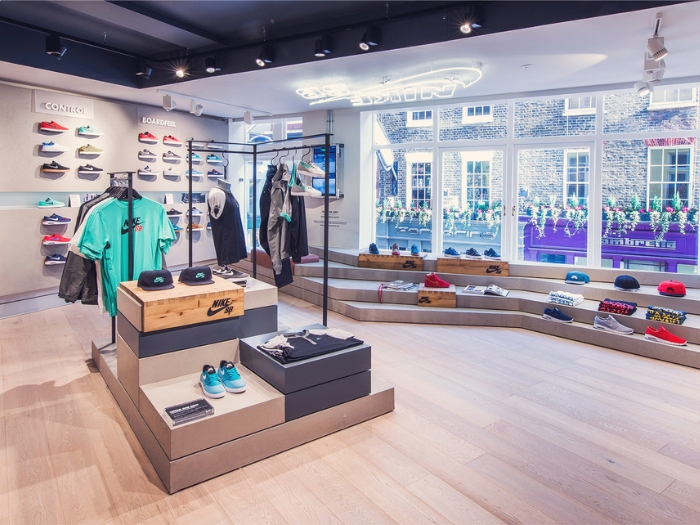 Mẫu thiết kế shop thể thao tinh tế, cao cấp