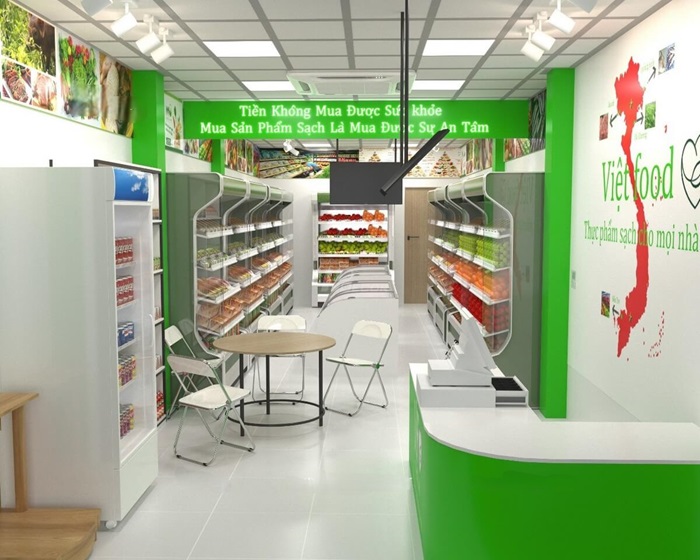 Mẫu cửa hàng hiện đại