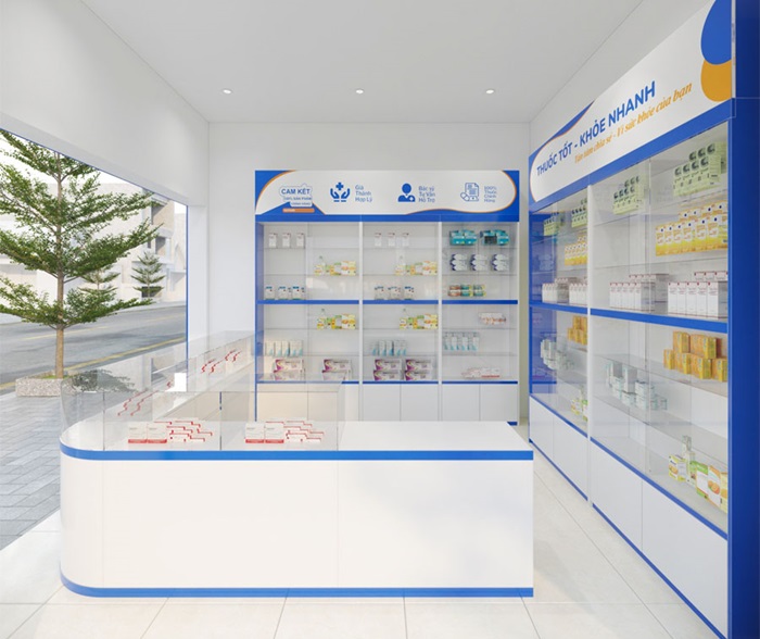 Thiết kế cửa hàng cho không gian 30m2