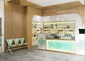 Tiêu chuẩn cần đảm bảo khi thiết kế quầy thuốc tây