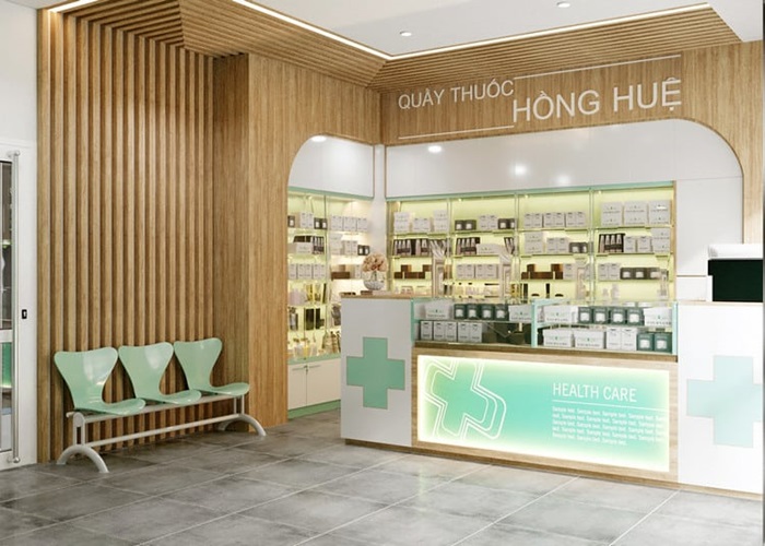 Tiêu chuẩn cần đảm bảo khi thiết kế quầy thuốc tây