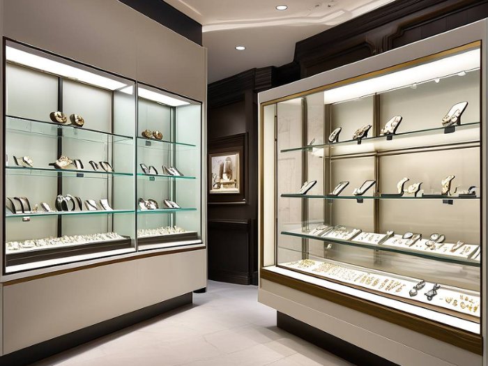 Kệ trang sức màu nâu be nhẹ nhàng, cao cấp