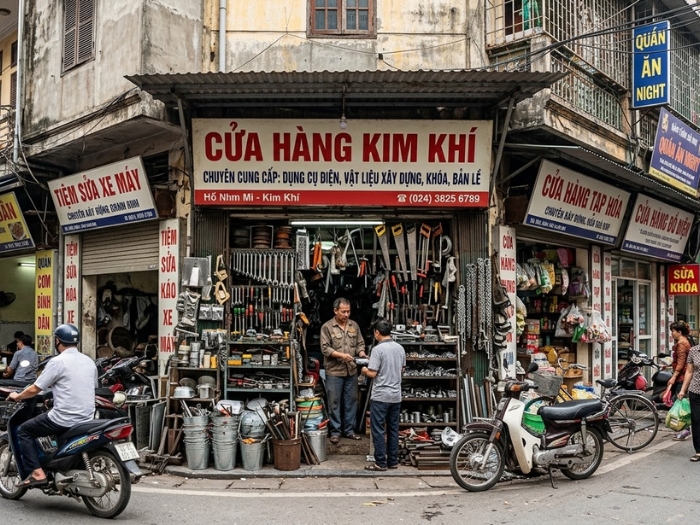 Lựa chọn vị trí cửa hàng kim khí