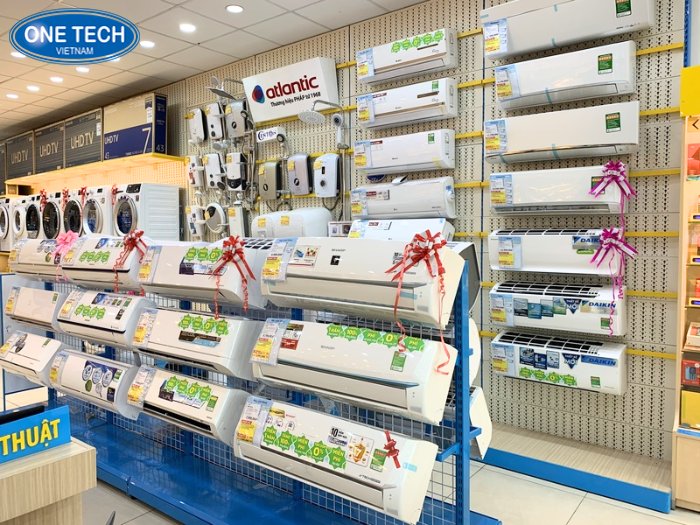 Kệ trưng bày điều hòa, máy lạnh