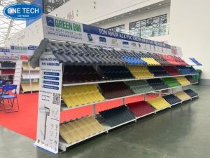 Kệ trưng bày gạch ngói