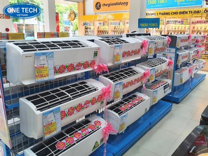 One Tech sản xuất kệ trưng bày điều hòa, máy lạnh