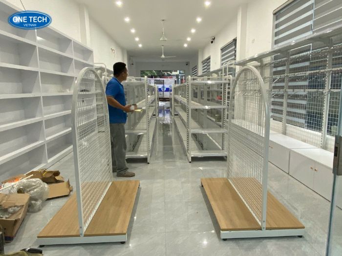 dự án lắp đặt giá kệ siêu thị tại Mai Châu, Hòa Bình