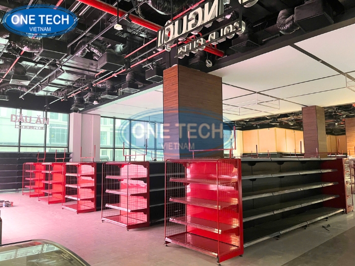 Dự án kệ siêu thị cao cấp tại HINODE MALL Hòai Đức 4