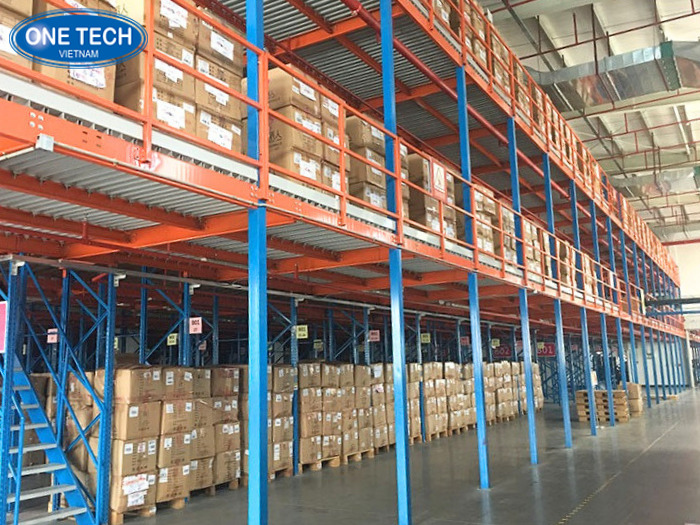 Kệ kho FMCG tạo các sàn lửng