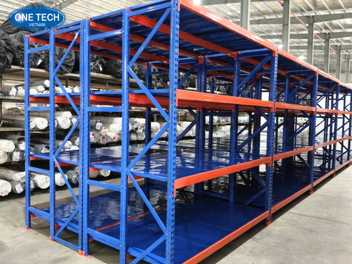 Kệ kho hạng trung chắc chắn xuất nhập thủ công