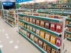 Kệ trưng bày hàng nông sản
